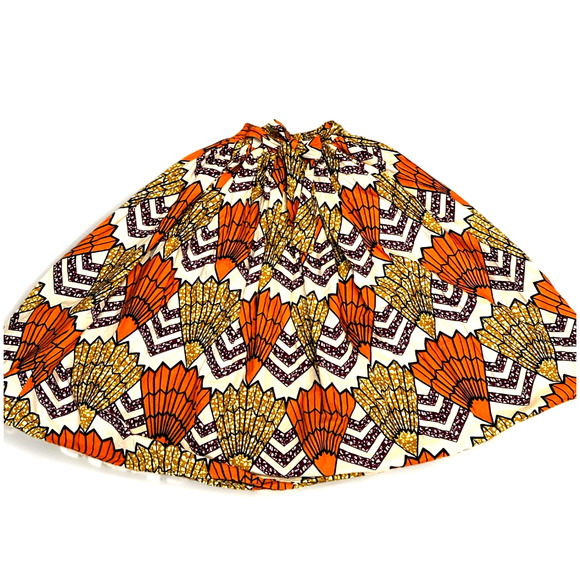 Advance Apparels Skirt Free Size 100% Cotton Tribal Chevron Boho Festival Sweep - Picture 3 of 8